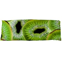 Sliced Kiwi Fruits Green Body Pillow Case Dakimakura (two Sides) by Pakrebo