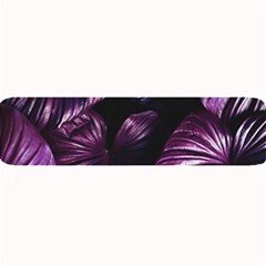 Purple Leaves Large Bar Mats by Pakrebo