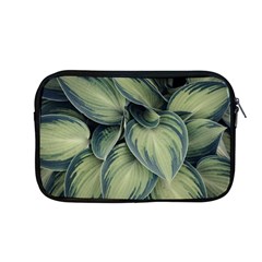 Closeup Photo Of Green Variegated Leaf Plants Apple Macbook Pro 13  Zipper Case by Pakrebo