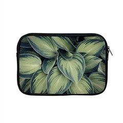 Closeup Photo Of Green Variegated Leaf Plants Apple Macbook Pro 15  Zipper Case by Pakrebo