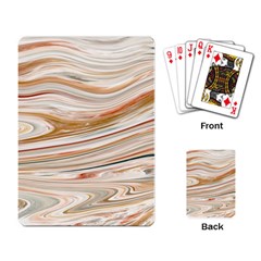 Brown And Yellow Abstract Painting Playing Cards Single Design (rectangle) by Pakrebo