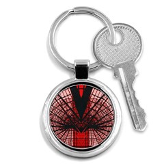 Low Angle Photography Of Red Metal Tower Key Chain (round) by Pakrebo