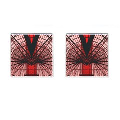 Low Angle Photography Of Red Metal Tower Cufflinks (square) by Pakrebo