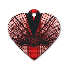 Low Angle Photography Of Red Metal Tower Dog Tag Heart (two Sides) by Pakrebo