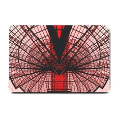 Low Angle Photography Of Red Metal Tower Small Doormat  by Pakrebo