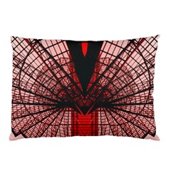 Low Angle Photography Of Red Metal Tower Pillow Case by Pakrebo