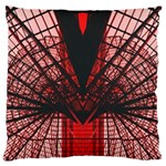 Low Angle Photography Of Red Metal Tower Large Cushion Case (One Side) Front