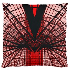 Low Angle Photography Of Red Metal Tower Standard Flano Cushion Case (one Side) by Pakrebo