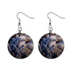 Dried Leafed Plants Mini Button Earrings by Pakrebo