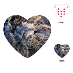 Dried Leafed Plants Playing Cards Single Design (heart) by Pakrebo