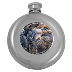 Dried Leafed Plants Round Hip Flask (5 Oz) by Pakrebo