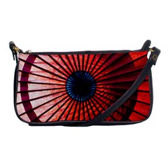 Red Umbrella Shoulder Clutch Bag