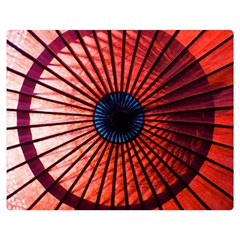 Red Umbrella Double Sided Flano Blanket (Medium) 