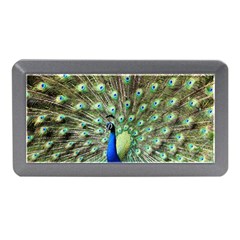 Blue And Green Peacock Memory Card Reader (mini) by Pakrebo