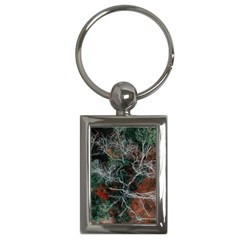 Aerial Photography Of Green Leafed Tree Key Chain (rectangle) by Pakrebo