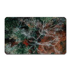 Aerial Photography Of Green Leafed Tree Magnet (rectangular) by Pakrebo