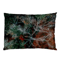 Aerial Photography Of Green Leafed Tree Pillow Case (two Sides) by Pakrebo