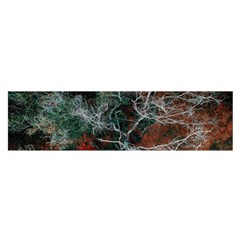 Aerial Photography Of Green Leafed Tree Satin Scarf (oblong) by Pakrebo