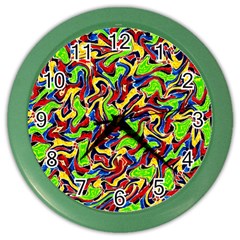 Ml-c5-9 Color Wall Clock by ArtworkByPatrick