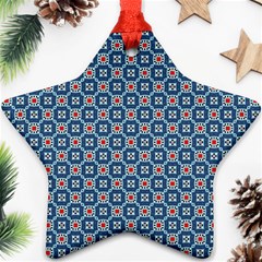 Geometric Tile Star Ornament (two Sides)