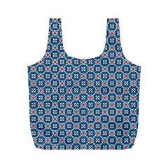 Geometric Tile Full Print Recycle Bag (m) by Mariart