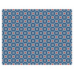 Geometric Tile Double Sided Flano Blanket (medium)  by Mariart