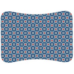 Geometric Tile Velour Seat Head Rest Cushion