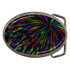 Explosion Fireworks Rainbow Belt Buckles by Bajindul