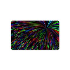 Explosion Fireworks Rainbow Magnet (name Card) by Bajindul