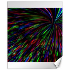 Explosion Fireworks Rainbow Canvas 16  X 20  by Bajindul