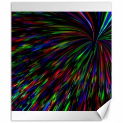 Explosion Fireworks Rainbow Canvas 20  X 24  by Bajindul