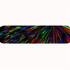 Explosion Fireworks Rainbow Large Bar Mats by Bajindul