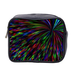 Explosion Fireworks Rainbow Mini Toiletries Bag (two Sides) by Bajindul