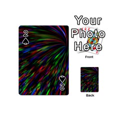 Explosion Fireworks Rainbow Playing Cards 54 Designs (mini) by Bajindul