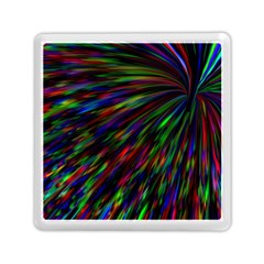 Explosion Fireworks Rainbow Memory Card Reader (square) by Bajindul