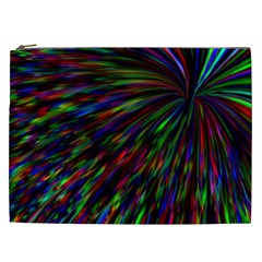 Explosion Fireworks Rainbow Cosmetic Bag (xxl) by Bajindul