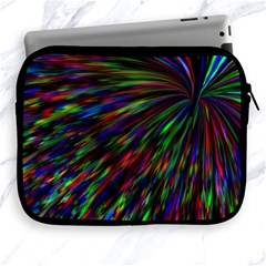 Explosion Fireworks Rainbow Apple Ipad 2/3/4 Zipper Cases by Bajindul