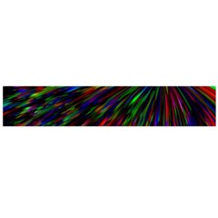 Explosion Fireworks Rainbow Large Flano Scarf  by Bajindul