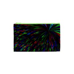 Explosion Fireworks Rainbow Cosmetic Bag (xs) by Bajindul