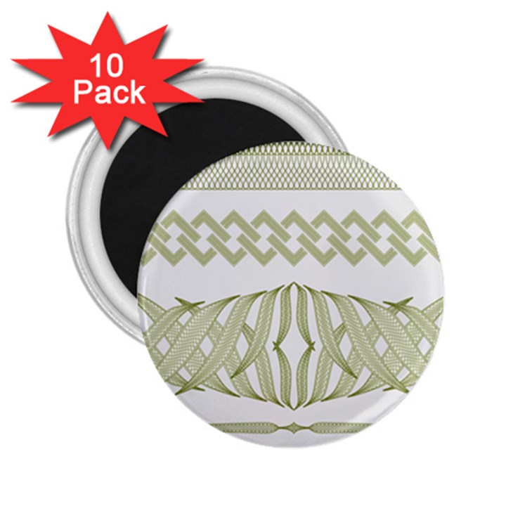 Guilloche Border 2.25  Magnets (10 pack) 