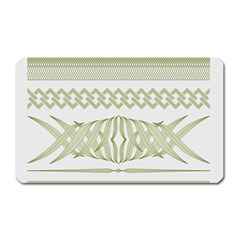 Guilloche Border Magnet (rectangular) by Bajindul