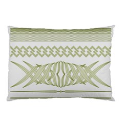 Guilloche Border Pillow Case (two Sides) by Bajindul