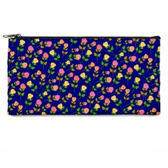 Flowers Roses Blue Pencil Cases by Bajindul