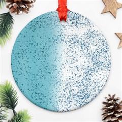 Spetters Stains Paint Round Ornament (two Sides)