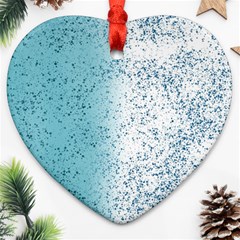 Spetters Stains Paint Heart Ornament (two Sides)