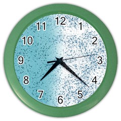 Spetters Stains Paint Color Wall Clock