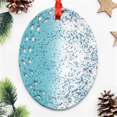 Spetters Stains Paint Ornament (oval Filigree) by HermanTelo