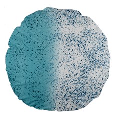 Spetters Stains Paint Large 18  Premium Flano Round Cushions by HermanTelo