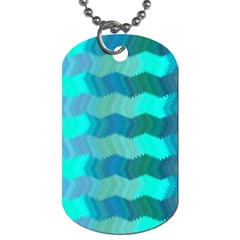 Texture Geometry Dog Tag (two Sides)