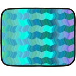 Texture Geometry Double Sided Fleece Blanket (Mini)  35 x27  Blanket Back